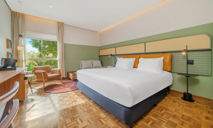 Quarto Superior King com vista para o jardim